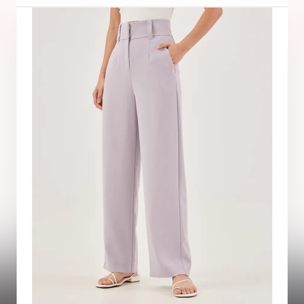 Morie Regular High Waisted Straight Leg Pants